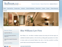 Tablet Screenshot of bluewilliams.com
